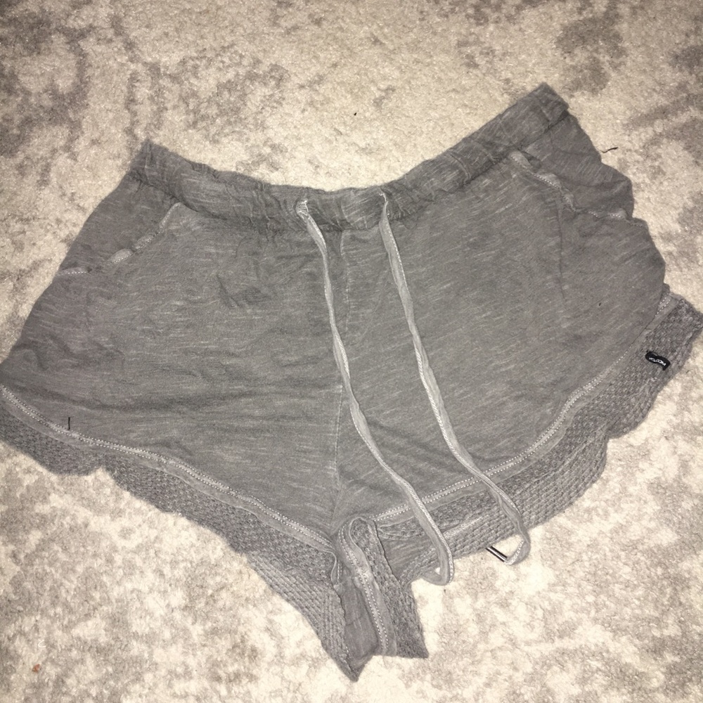 COPY - Volcom Olive Green/Grey shorts